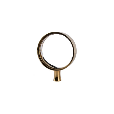 Medallion -PVD gold, Frogeye, 81mm, LED/QC